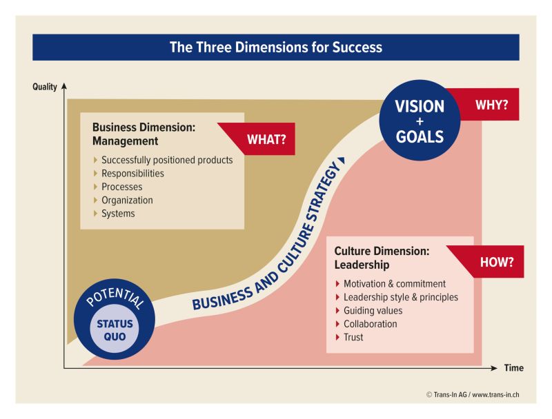The Three Dimensions for Success, Trans-In Culture development